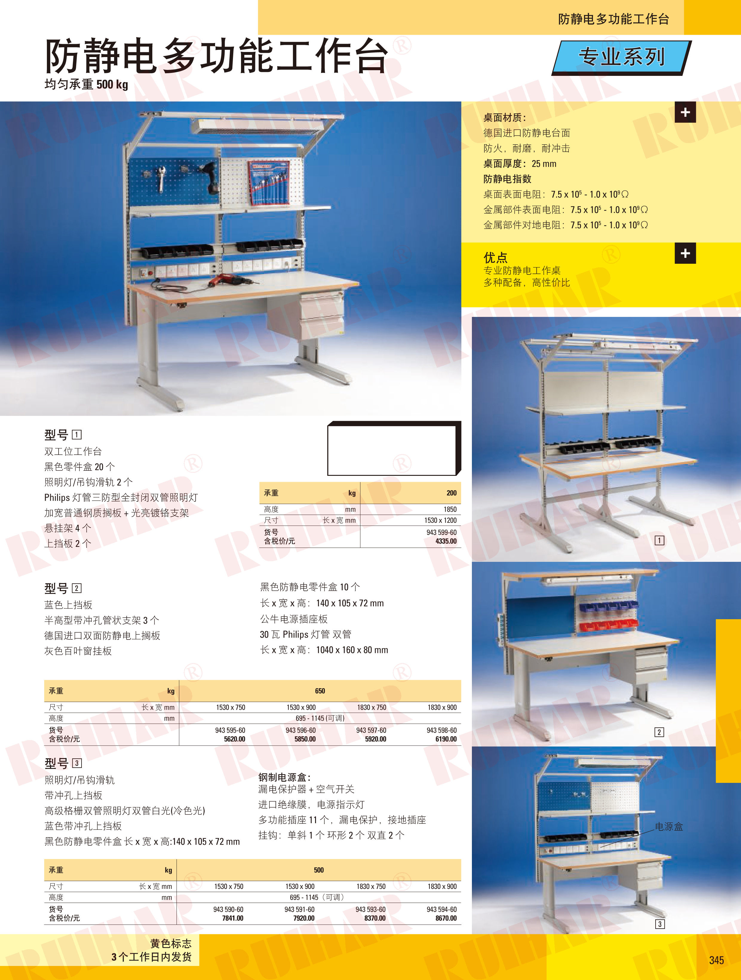 防靜電多功能工作臺(tái)